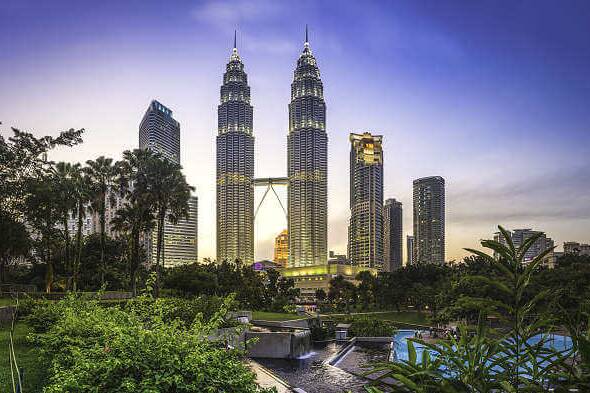 Die Aussichtsplattform der Petronas Twin Towers befindet sich in der 86 Etage