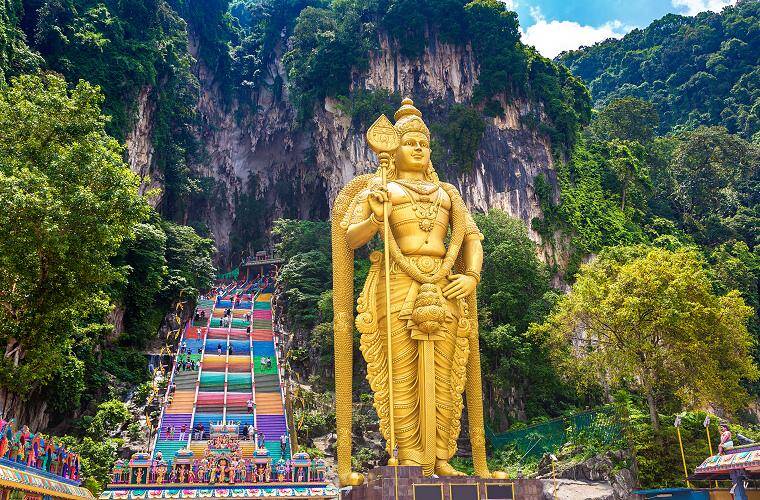 Batu Caves bei Kuala Lumpur als kulturelles Highlight in Malaysia
