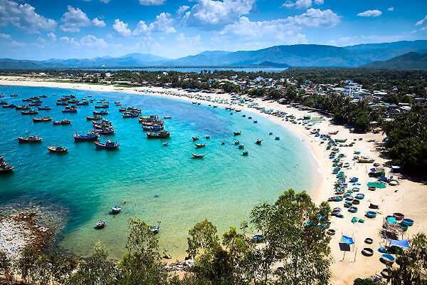 Sandstrand und Küste von Da Nang in Zentralvietnam