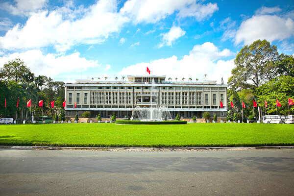 Wiedervereinigungspalast in Ho-Chi-Minh-Stadt in Vietnam