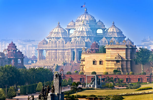 Akshardham Tempel in Neu-Delhi, Indien