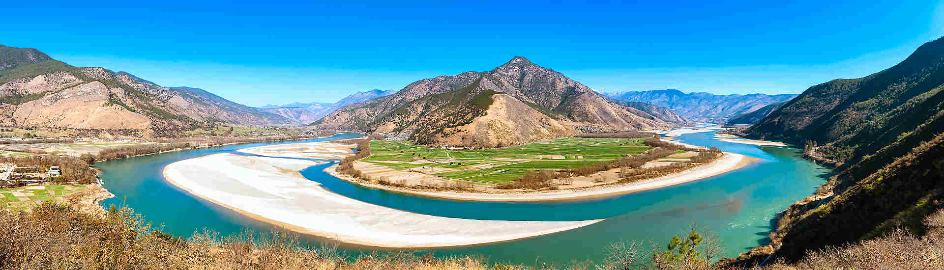 ild des beeindruckenden Yangtze Flusses in China, einer der Höhepunkte einer unvergesslichen Reise durch das Land