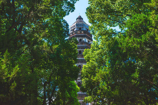 Die Pagode des Yunyan-Tempels in Suzhou