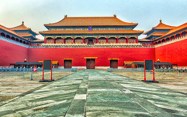 Mitten in der Hauptstadt von China liegt die Verbotene Stadt
