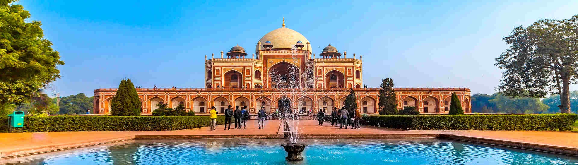 Bild des Humayun-Mausoleums in Indien - Ein Meisterwerk der Mogul-Architektur