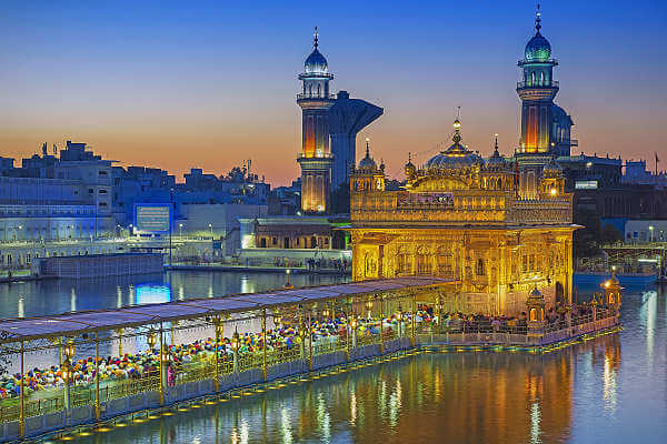 Bild des Goldenen Tempels Harmandir Sahib in Amritsar, Indien