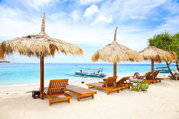 Strand auf der indonesischen Insel Java