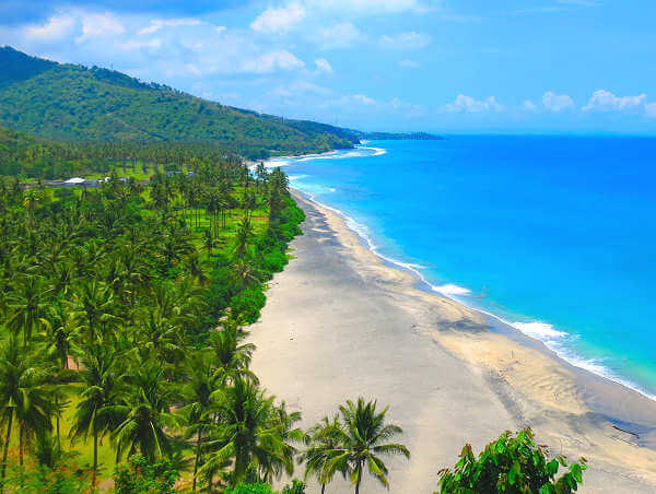 Traumstrand Senggigi Beach auf Lombok