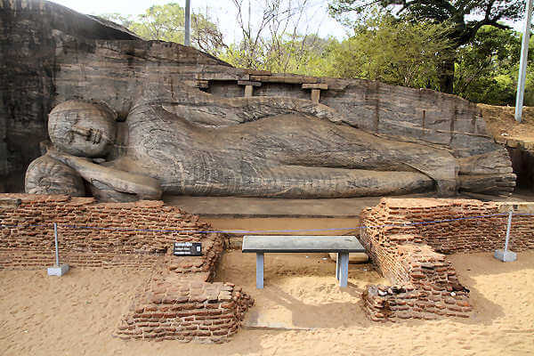 Polonnaruwa, die zweite Hauptstadt des Königreichs von Sri Lanka