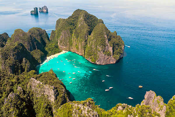 Bild von Maya Bay, dem berühmten Strand aus dem Film The Beach