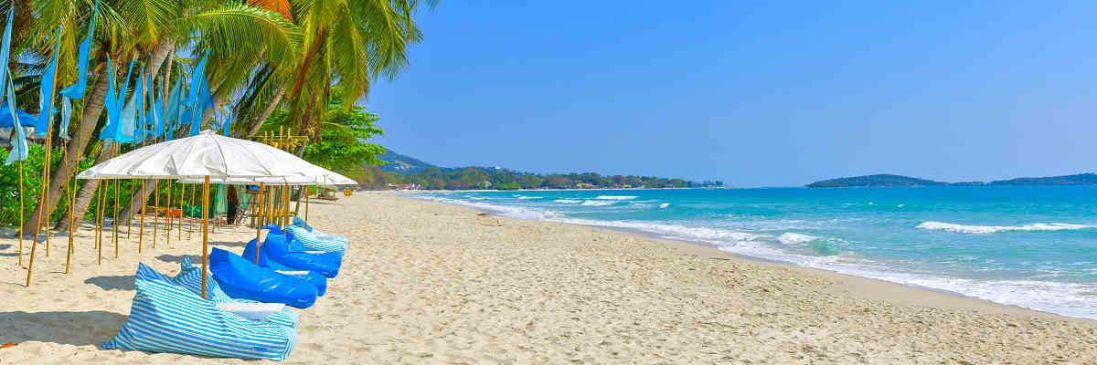 Bild vom Chaweng Beach auf Koh Samui - Einer der schönsten Strände von Thailand