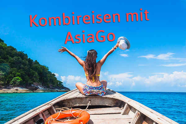 Kombireisen mit AsiaGo - erleben Sie mehr im Urlaub. AsiaGo Ihr Spezialist für Kombireisen.